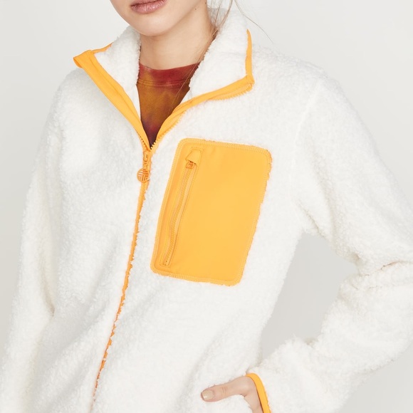 Tory Burch Sherpa Fleece Jacket 